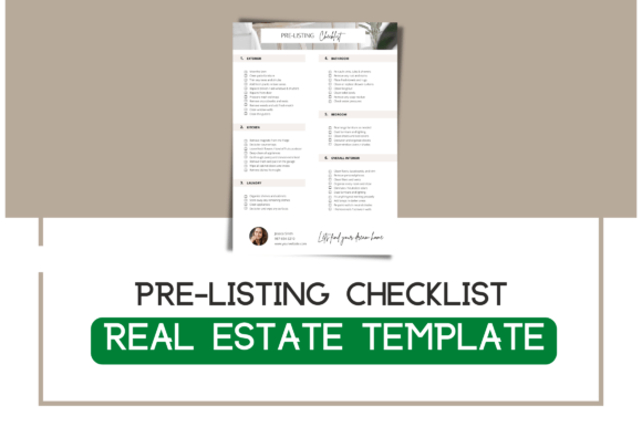 Download Editable Pre Listing Checklist Templates - Checklist templates Collection