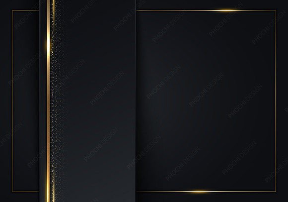Download Luxury Template Black Stripes Gold Lines - Luxury template Collection