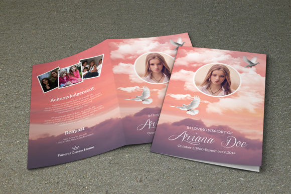Download Printable Funeral Program Template - Funeral program Collection