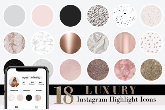 Download Luxury Instagram Story Highlight Icons - Luxury instagram Collection