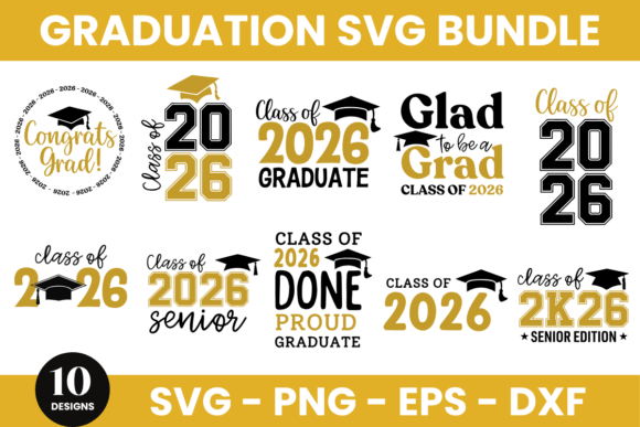 Download Graduation 2026 SVG Bundle - 2 - Graduation 2026 Collection