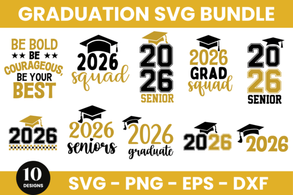 Download Graduation 2026 SVG Bundle - 1 - Graduation 2026 Collection