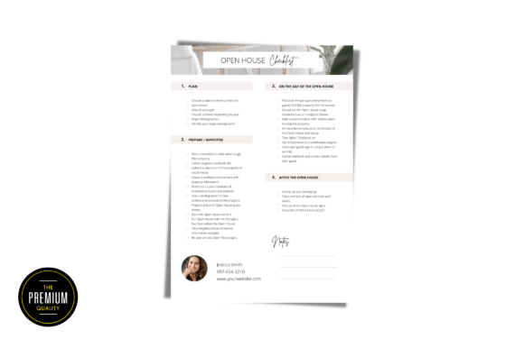 Download Realtor Open House Checklist Template - Premium Resources