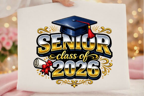 Download Senior Class of 2026 Png T-Shirt Design - Shirt design Collection