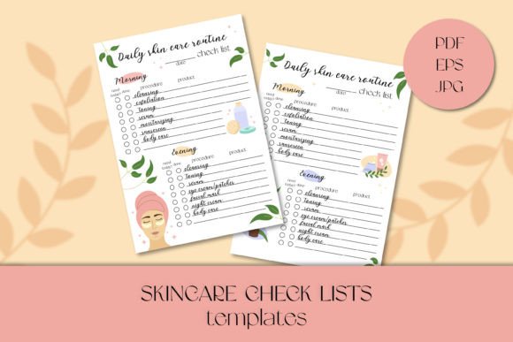 Download Skincare Daily Checklist Templates - Checklist templates Collection