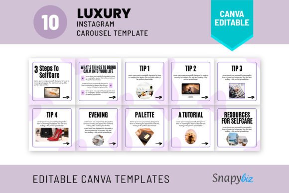 Download Luxury Instagram Carousel Template - Luxury instagram Collection