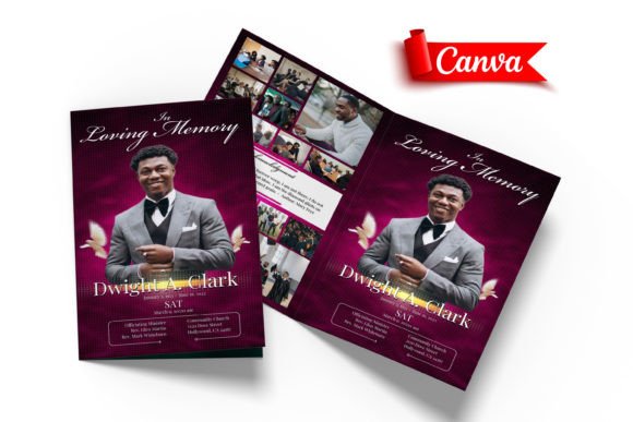 Download 4 Page Funeral Program Template - Funeral program Collection