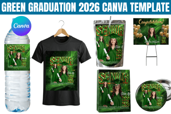 Download Green Graduation 2026 Canva Template - Graduation 2026 Collection