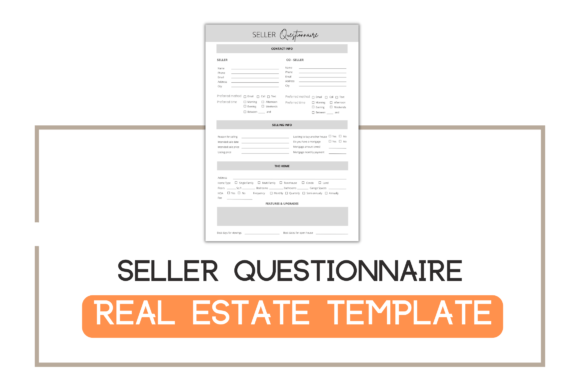 Download Real Estate Seller Questionnaire - Premium Resources