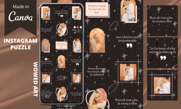 Download Luxury Instagram Puzzle Template - Luxury instagram Collection