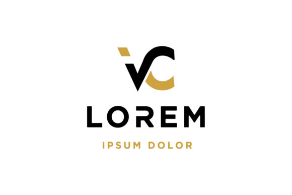 Download Initial Vc Logo Luxury Template Vector - Luxury template Collection
