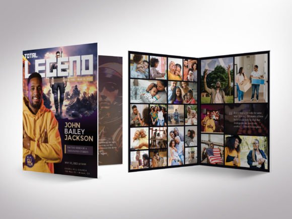 Download Gamer Tabloid Funeral Program Template - Funeral program Collection